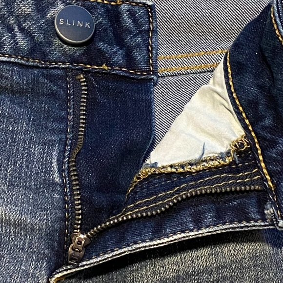 NWT SLINK JEANS frayed denim curvy fit Laura shorts SIZE 16 - Picture 5 of 9